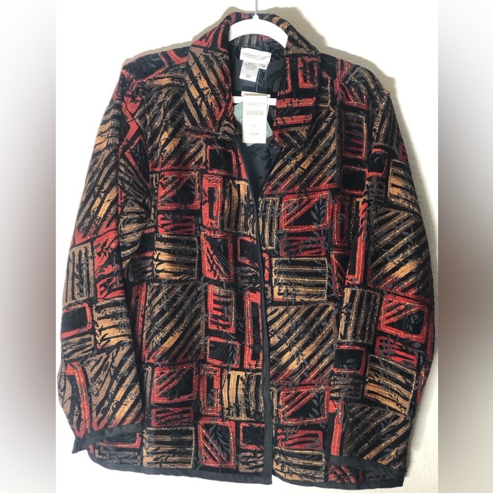 Reversible Coldwater Creek women’s jacket Size 1X